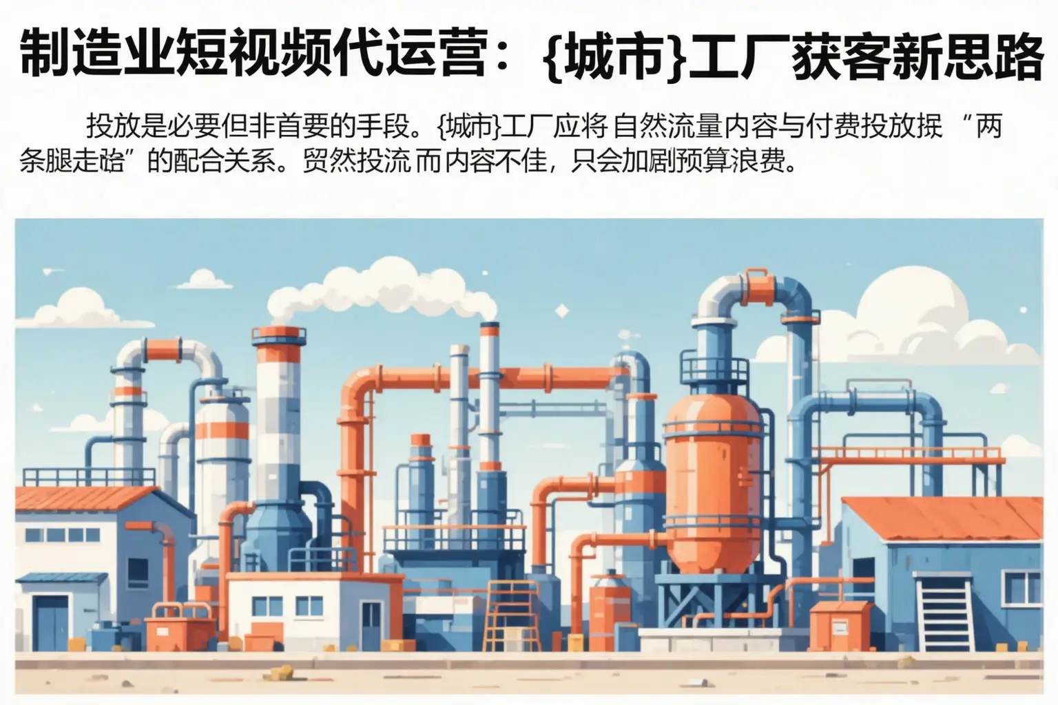 制造业短视频代运营:琼海工厂获客新思路