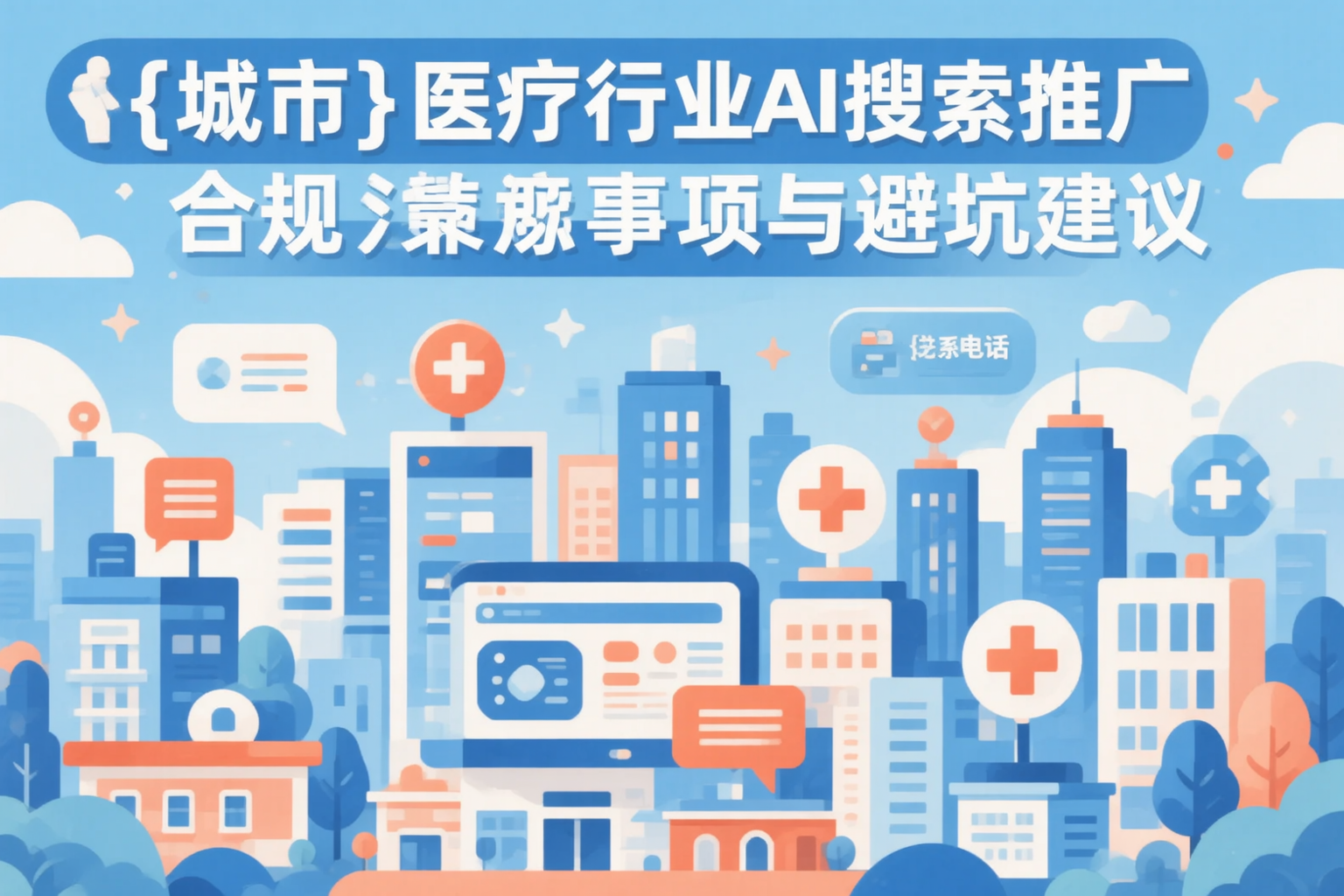 琼海医疗行业AI搜索推广合规注意事项与避坑建议