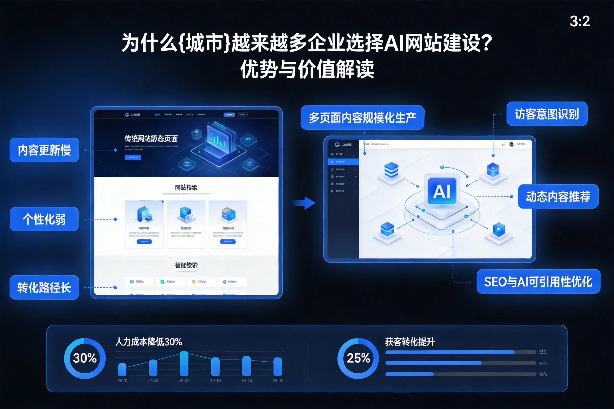为什么琼海越来越多企业选择AI网站建设?优势与价值解读