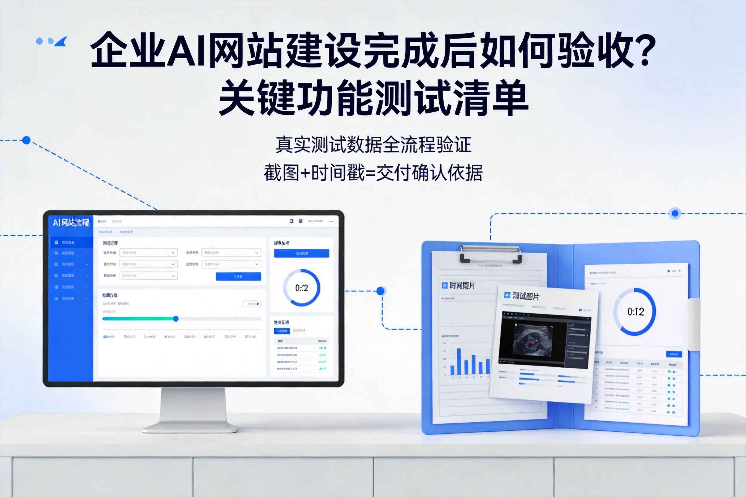 琼海企业AI网站建设完成后如何验收？关键功能测试清单