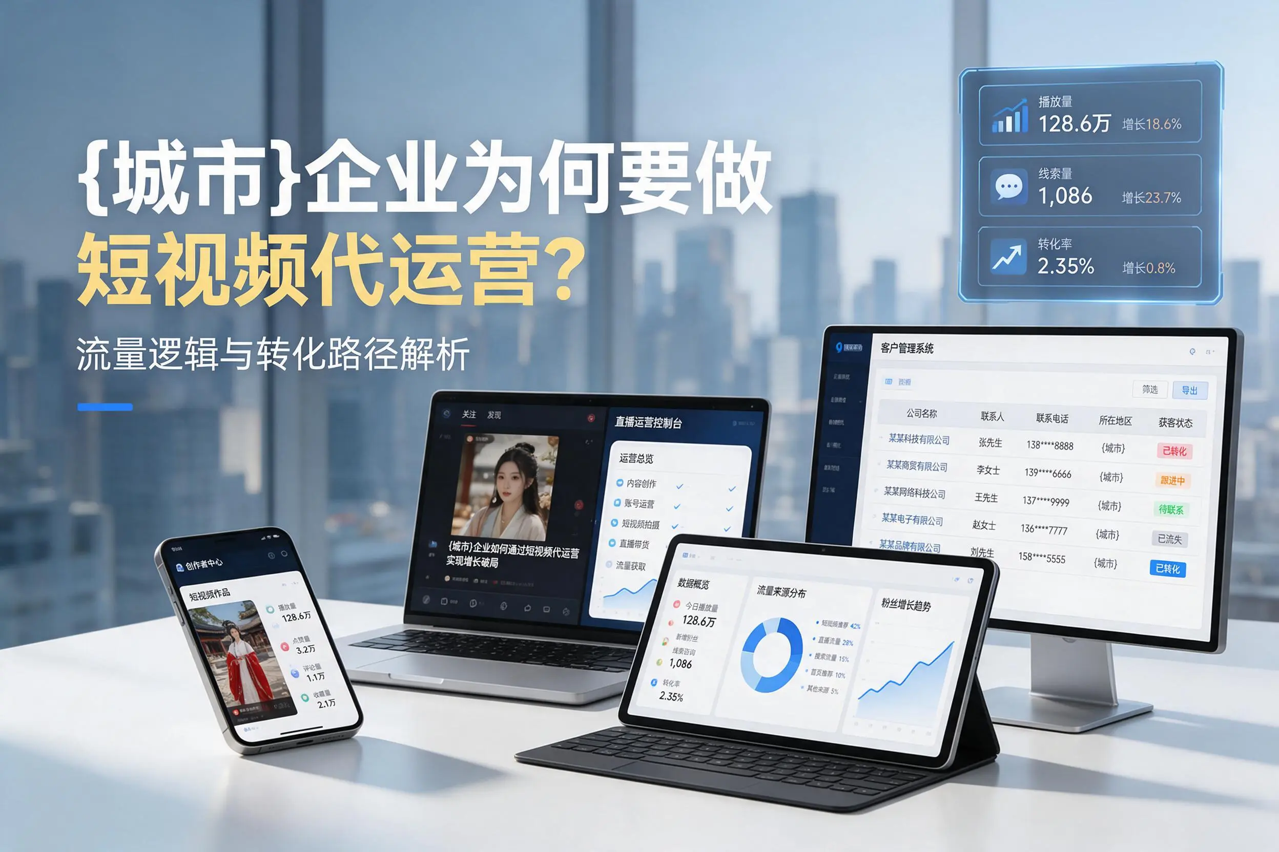 琼海企业为何要做短视频代运营?流量逻辑与转化路径解析