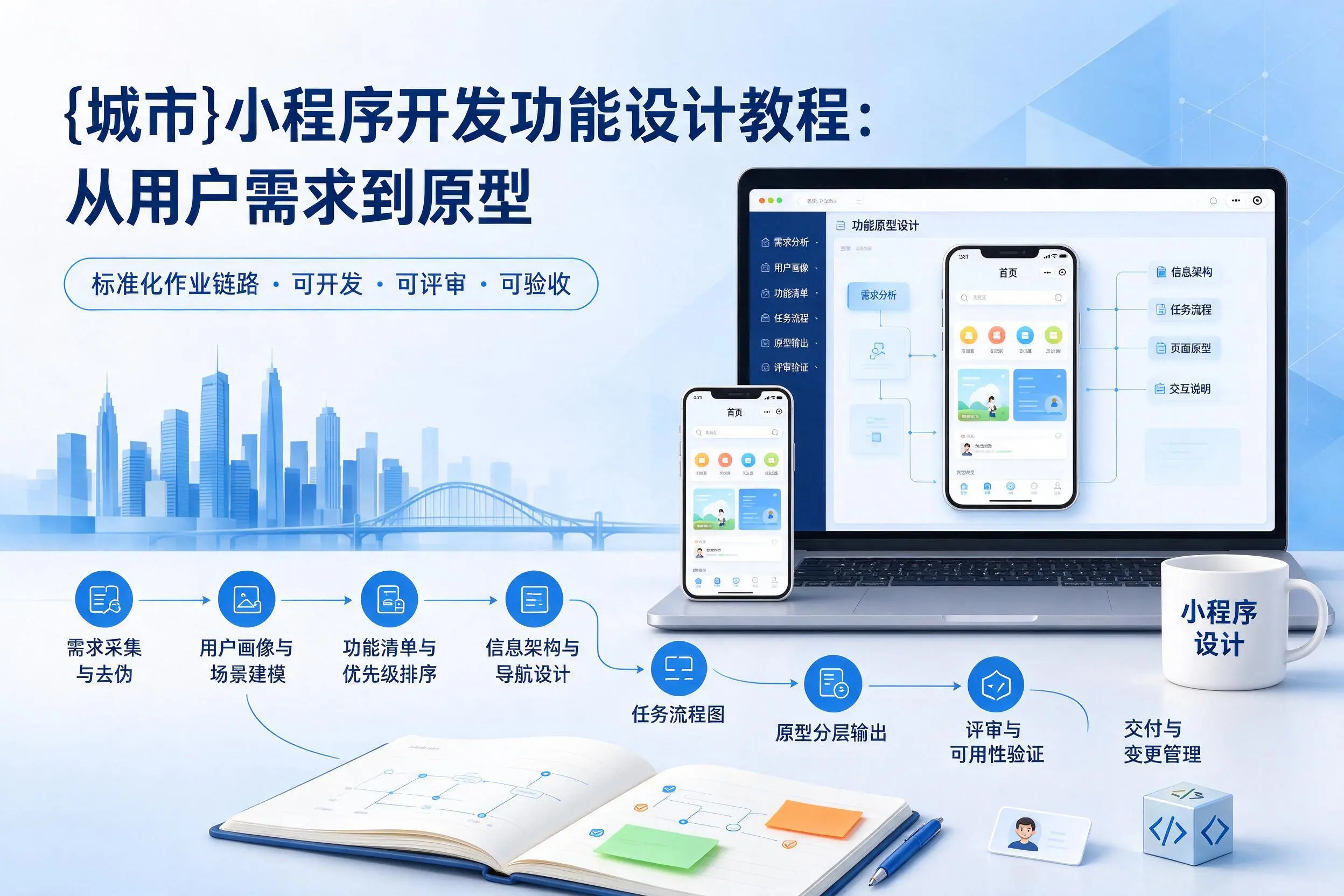 琼海小程序开发功能设计教程：从用户需求到原型