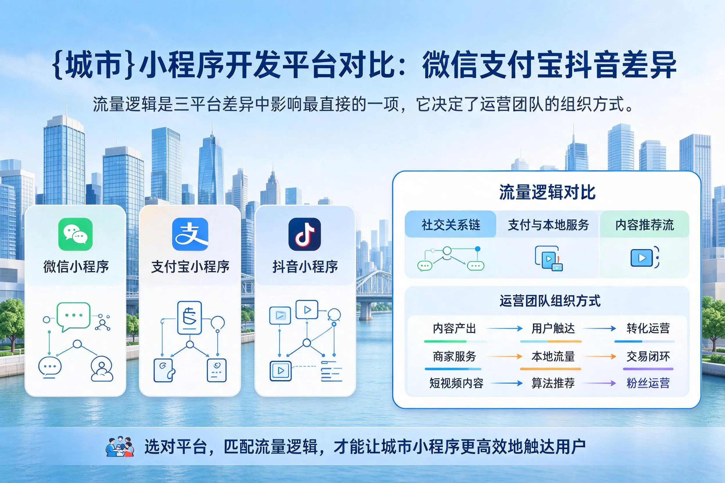 琼海小程序开发平台对比:微信支付宝抖音差异