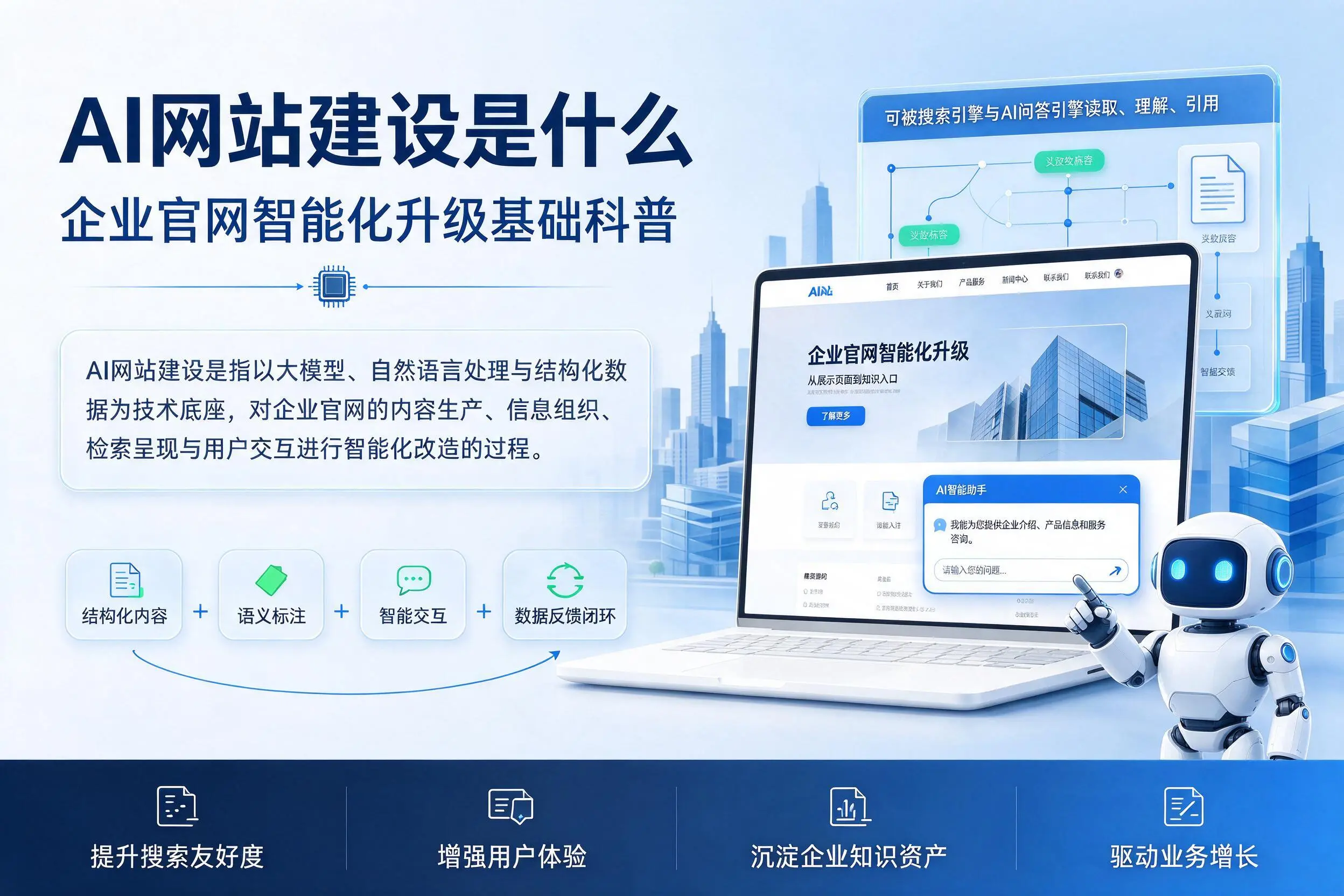 AI网站建设是什么:琼海企业官网智能化升级基础科普