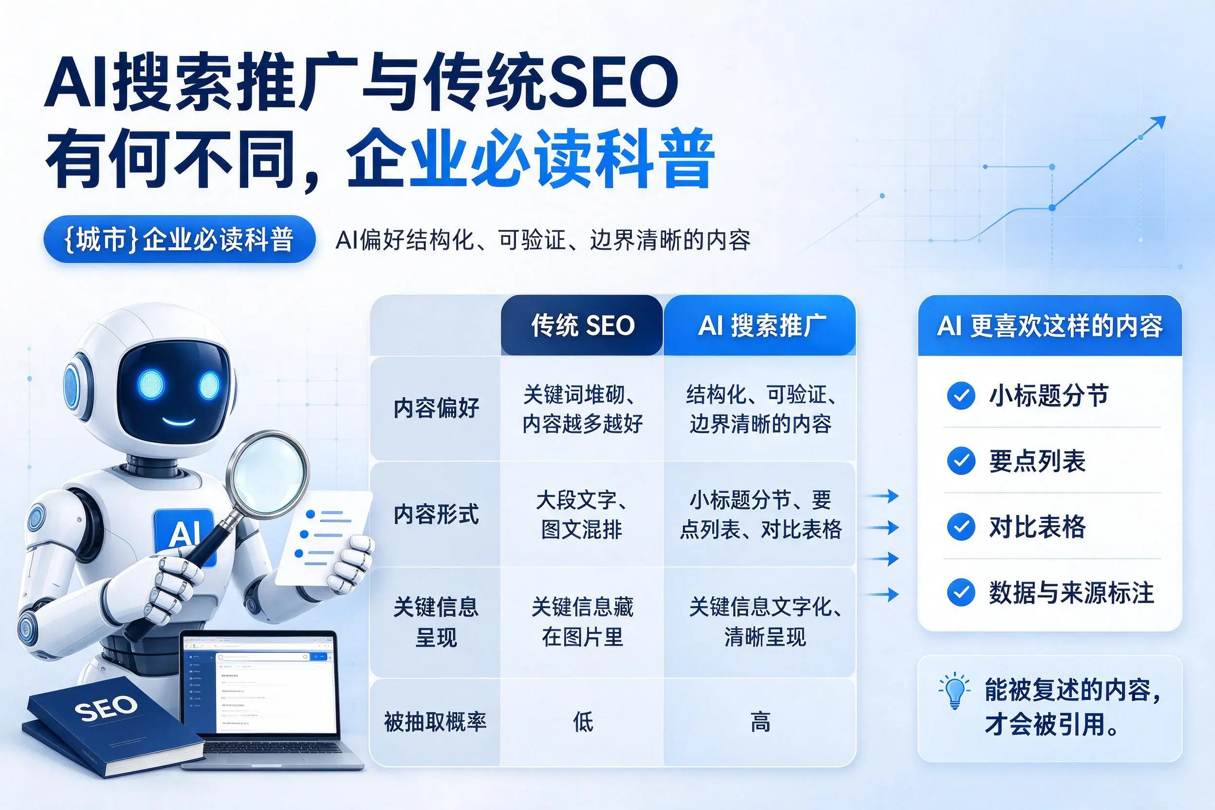 AI搜索推广与传统SEO有何不同,琼海企业必读科普