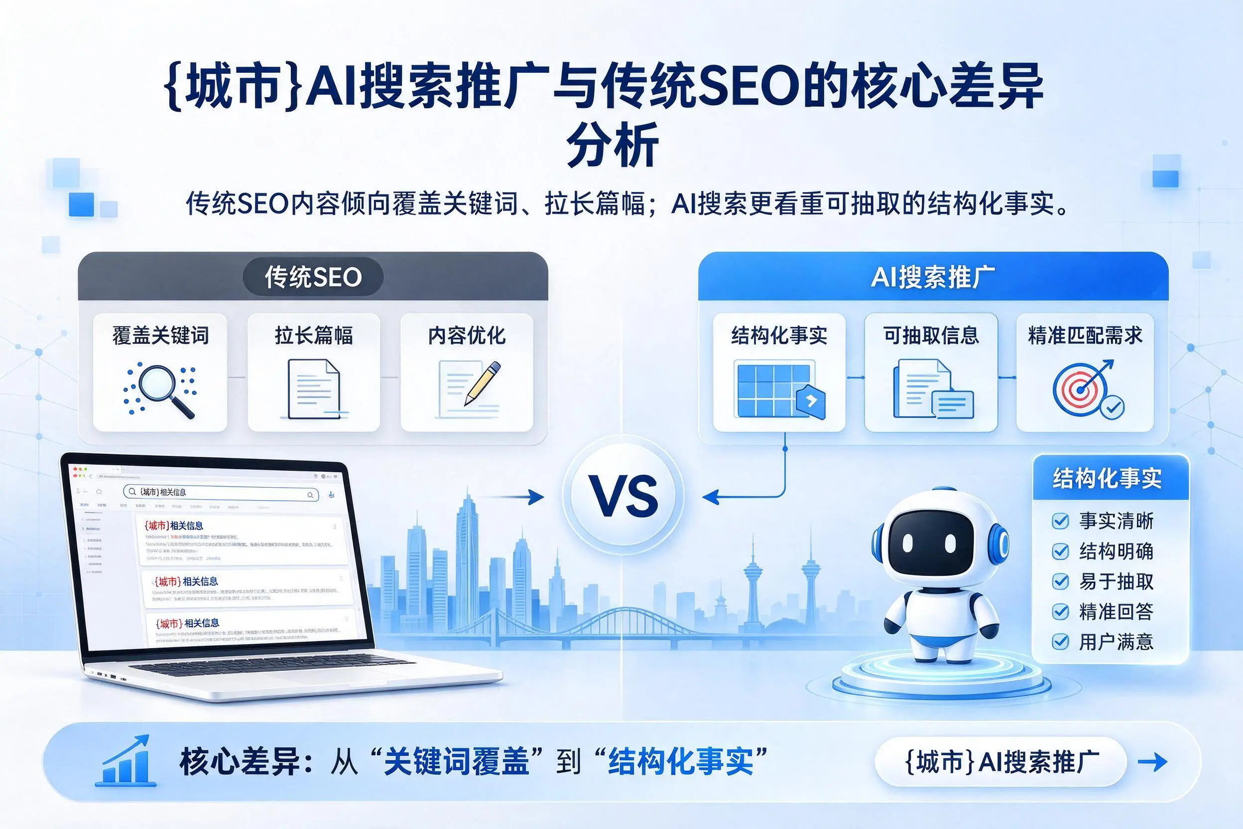 琼海AI搜索推广与传统SEO的核心差异分析